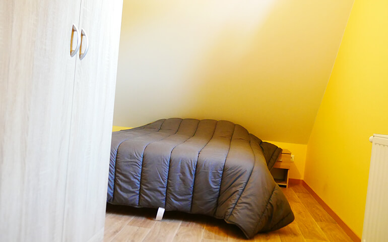 Chambre avec lit double Chalet Alsacien Strasbourg