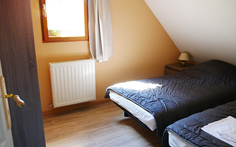 Chambre avec 2 lits simples Chalet Alsacien Altkirch
