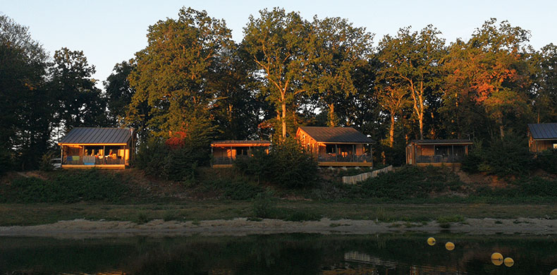 Cottage en location en bord de lac