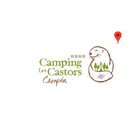 Logo des Campingplatzes Les Castors im Elsass 