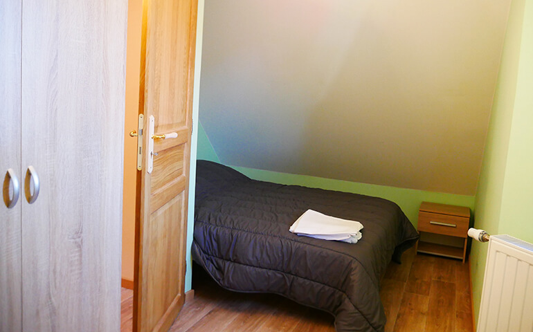 Chambre avec lit double Chalet Alsacien Saverne