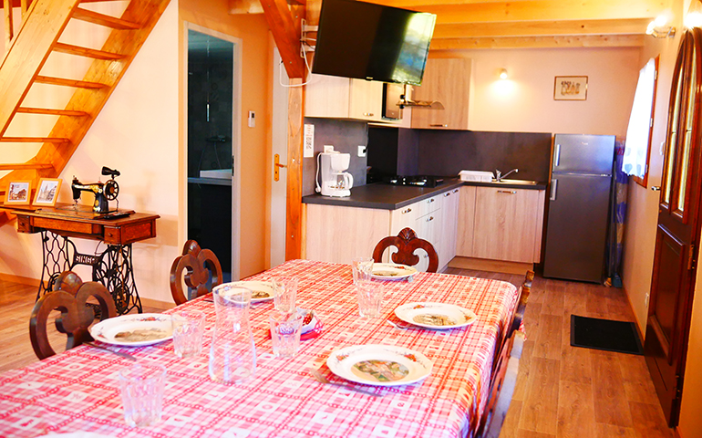 Séjour salle à manger Chalet Alsacien Strasbourg