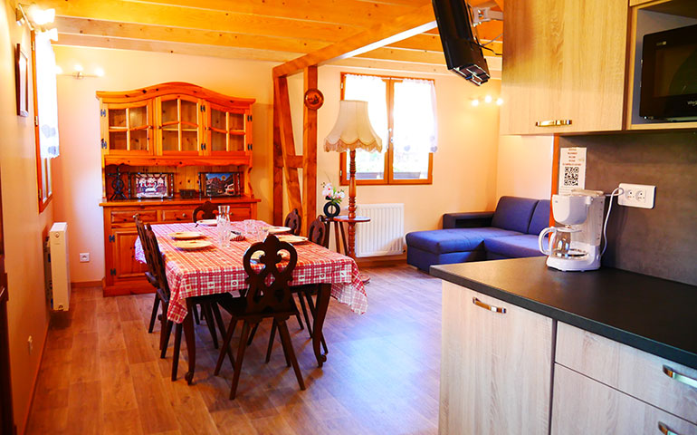 kamer met tweepersoonsbed Chalet Alsacien Strasbourg