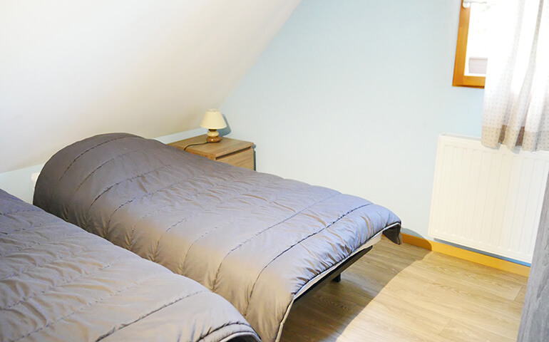 Chambre avec 2 lits simples Chalet Alsacien Altkirch