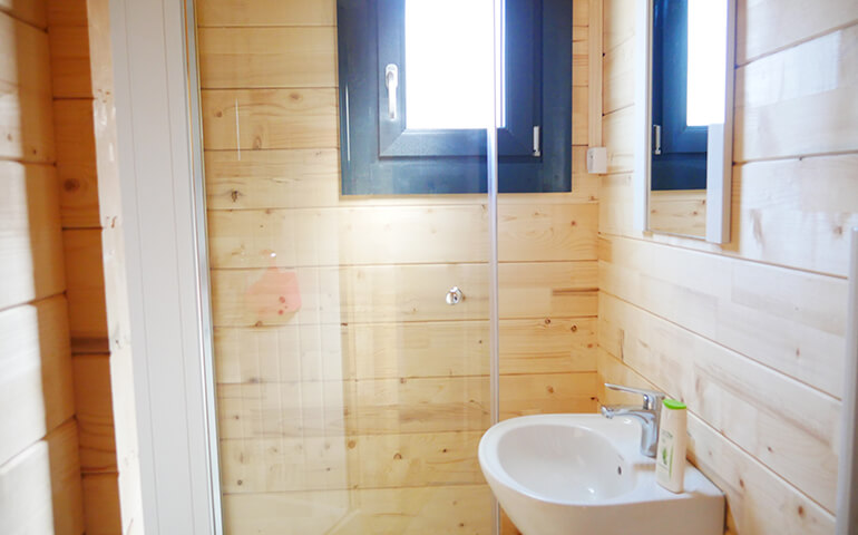 4-person cottage shower room