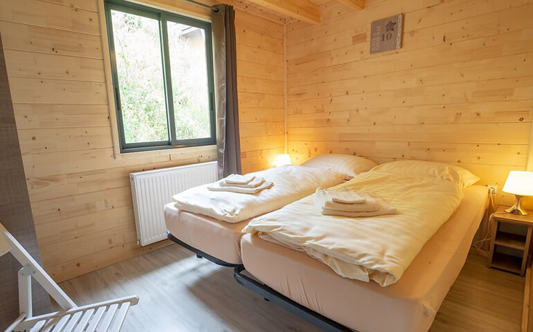 Chambre avec 2 lits simples Cottage pour 6 personnes