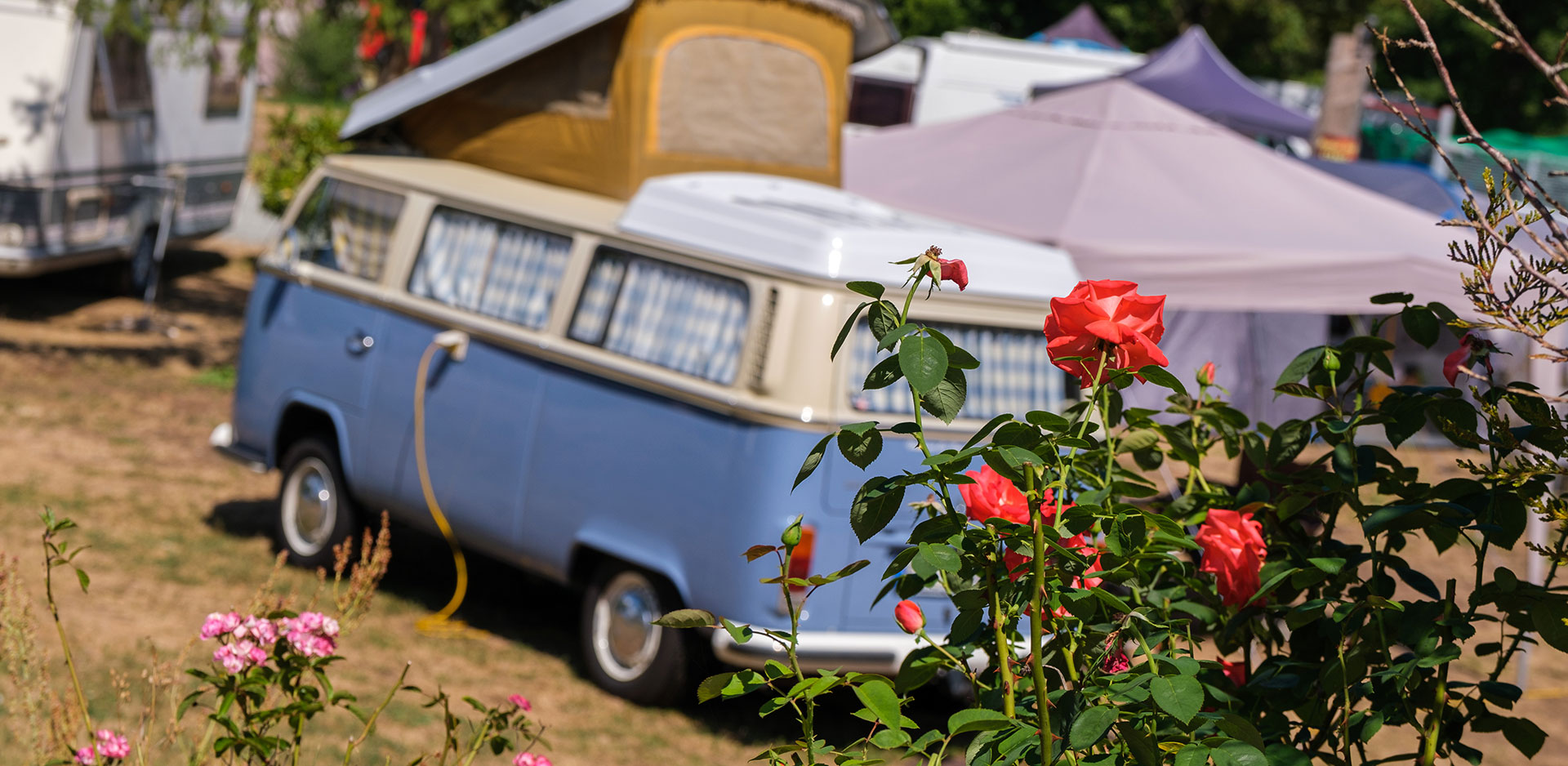 Staanplaats voor camper in de buurt van Mulhouse