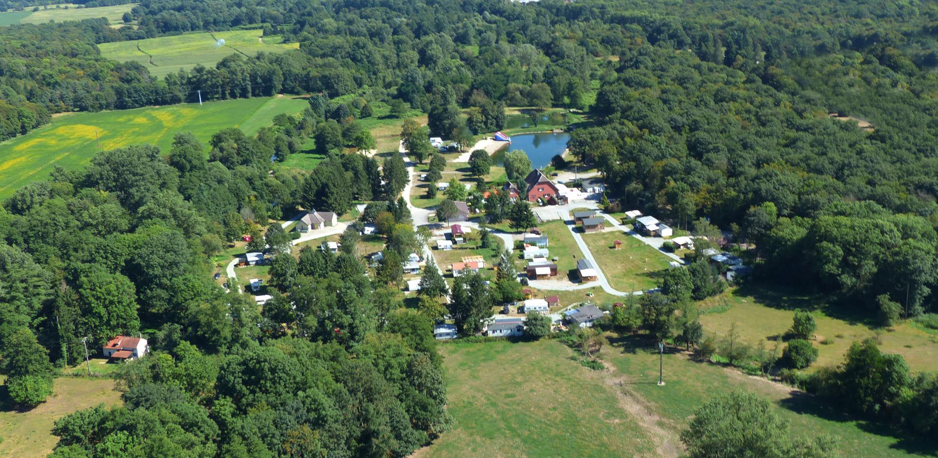 Etang de baignade en Alsace