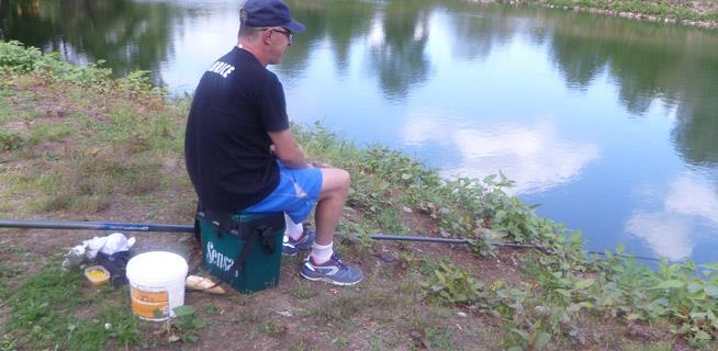 Fishing pond in the eastern France