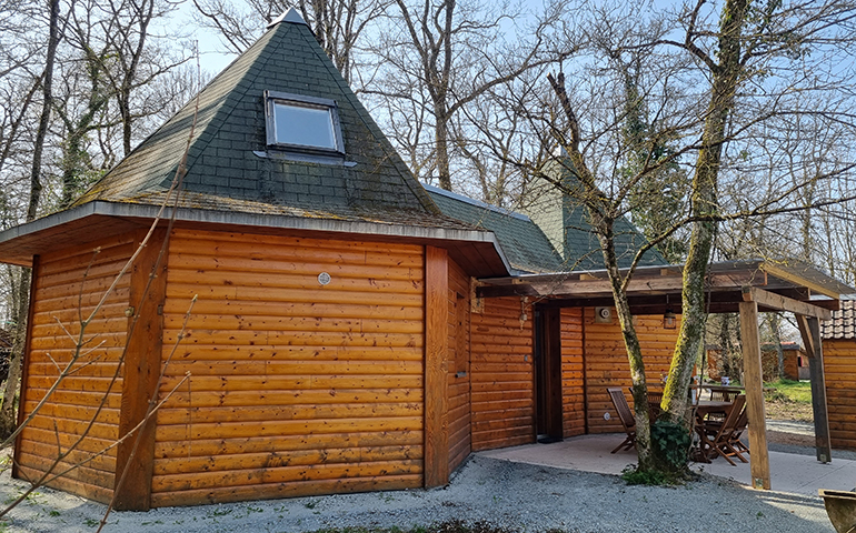 Houten chalet in de Elzas