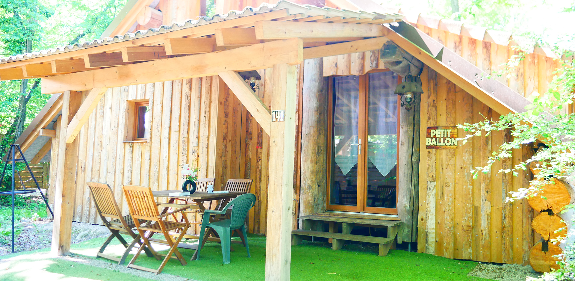 Location de vacances en Alsace dans un chalet en rondins