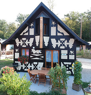 Mobilheim mit 3 Zimmern zur Ferienmiete im Elsass auf dem Campingplatz Les Castors