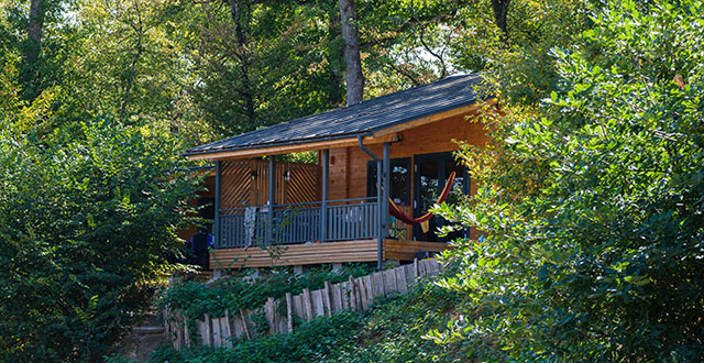 Mobilheim mit 3 Zimmern zur Ferienmiete im Elsass auf dem Campingplatz Les Castors