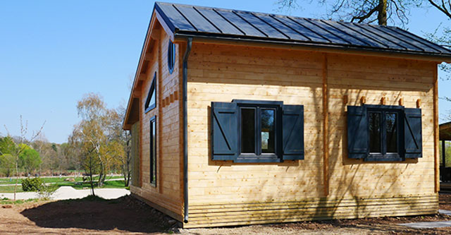 Mobilheim mit 3 Zimmern zur Ferienmiete im Elsass auf dem Campingplatz Les Castors