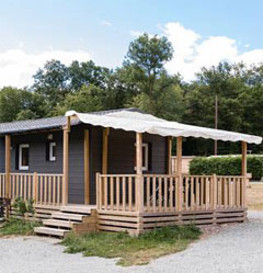 Mobil-home 2 chambres en location au camping les Castors, au pied des Vosges