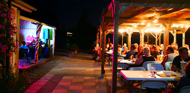 Chalet on the lake side, by the river in Alsace