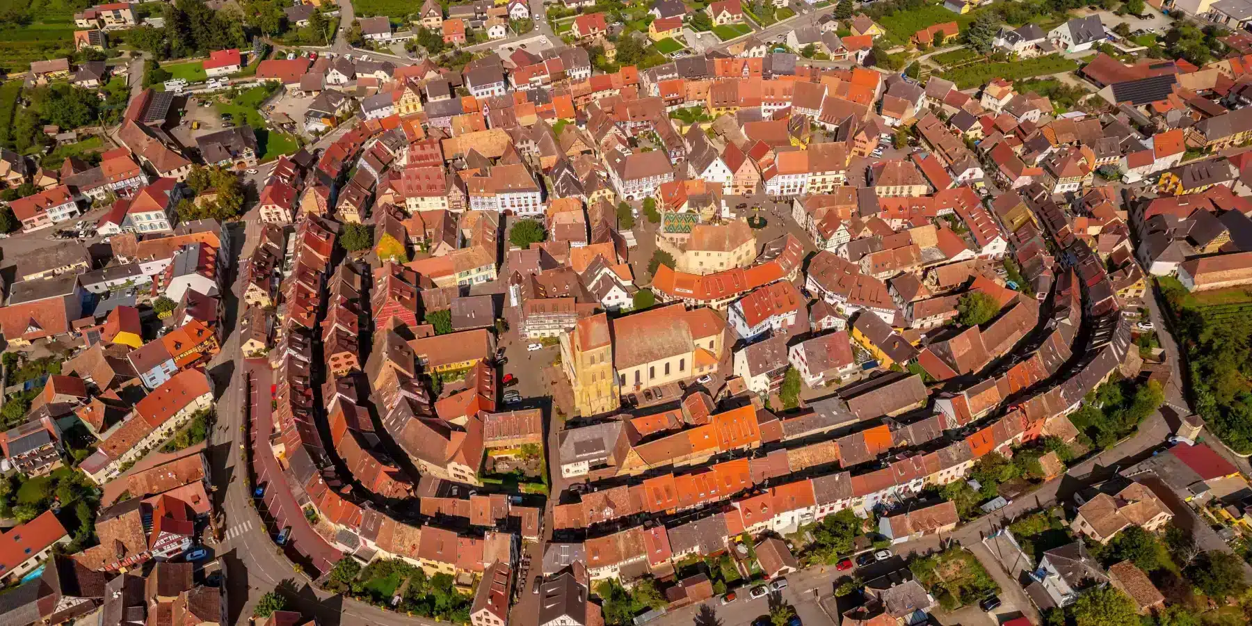 eguisheim vu du ciel