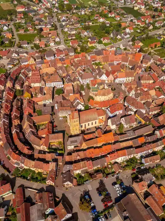 eguisheim vu du ciel
